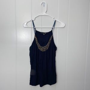 Forever 21 Scoop-Neck Gemstone Blouse